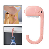 Maxbell Purse Hooks Hanging ABS Handbag Hangers Decorative travel Dormitory PInk