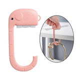 Maxbell Purse Hooks Hanging ABS Handbag Hangers Decorative travel Dormitory PInk