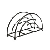 Maxbell Metal Tabletop Paper Napkin Holder Stand Organization for home Black