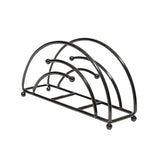Maxbell Metal Tabletop Paper Napkin Holder Stand Organization for home Black