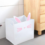 Maxbell Collapsible Storage Box Folding Jumbo Storage Chest ToyBox Basket White 35cm