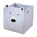 Maxbell Collapsible Storage Box Folding Jumbo Storage Chest ToyBox Basket Grey 35cm
