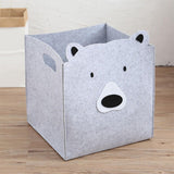 Maxbell Collapsible Storage Box Folding Jumbo Storage Chest ToyBox Basket Grey 35cm