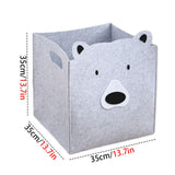 Maxbell Collapsible Storage Box Folding Jumbo Storage Chest ToyBox Basket Grey 35cm