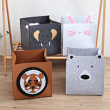 Maxbell Collapsible Storage Box Folding Jumbo Storage Chest ToyBox Basket Grey 35cm