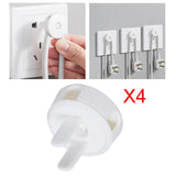 Maxbell Wall Socket Holder Hanging Plug Hanger for Home, Bathroom Two Plug