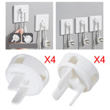 Maxbell Wall Socket Holder Hanging Plug Hanger for Home, Bathroom Two Plug