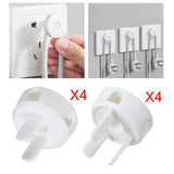 Maxbell Wall Socket Holder Hanging Plug Hanger for Home, Bathroom Two Plug