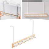 Maxbell Over Door Towel Rack Door Hanger Heavy Duty Organizer Hooks for Hanging Hat White