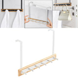 Maxbell Over Door Towel Rack Door Hanger Heavy Duty Organizer Hooks for Hanging Hat White