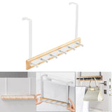 Maxbell Over Door Towel Rack Door Hanger Heavy Duty Organizer Hooks for Hanging Hat White