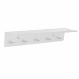 Maxbell Wall Mounted Key Hook Key Organizer Rack for Entryway Porch Bedroom White