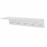 Maxbell Wall Mounted Key Hook Key Organizer Rack for Entryway Porch Bedroom White