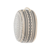 Maxbell Large Pouf Cover Bedroom Decor Textured Decorative Handmade Woven Foot Rest