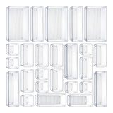 Maxbell Versatile Makeup Drawer Organizer Dividers Clear for Jewelries Set of 25