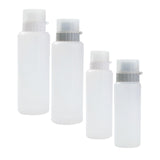 Maxbell Salad Dressing Bottle Ketchup Dispenser with Scale Cover for Restaurant 350ml white
