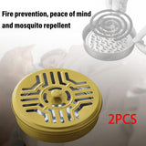 Maxbell Burner Coil Holder Coil Incense Burner for Camping Indoor  Green