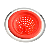 Maxbell Stainless Steel Drain Cover for Kitchen Home Shower Accessories red