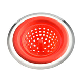 Maxbell Stainless Steel Drain Cover for Kitchen Home Shower Accessories red