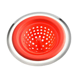 Maxbell Stainless Steel Drain Cover for Kitchen Home Shower Accessories red