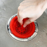 Maxbell Stainless Steel Drain Cover for Kitchen Home Shower Accessories red
