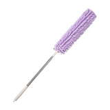 Maxbell 2.5M Extendable Ceiling Duster Bendable Duster for Cleaning Wardrobe  Purple