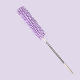 Maxbell 2.5M Extendable Ceiling Duster Bendable Duster for Cleaning Wardrobe  Purple