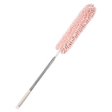 Maxbell 2.5M Extendable Ceiling Duster Bendable Duster for Cleaning Wardrobe  Pink