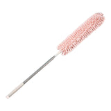 Maxbell 2.5M Extendable Ceiling Duster Bendable Duster for Cleaning Wardrobe  Pink