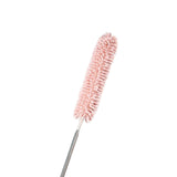 Maxbell 2.5M Extendable Ceiling Duster Bendable Duster for Cleaning Wardrobe  Pink