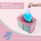 Maxbell Lightweight Travel Toilet Potty Chair Car Toilet for Travel Hiking Pink