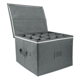 Maxbell Stemware Storage Container with Dividers Box for Glassware Wine Glasses