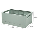 Maxbell Stackable Collapsible Storage Bin Clothes Books Cosmetics Organizer Green