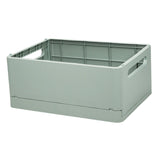 Maxbell Stackable Collapsible Storage Bin Clothes Books Cosmetics Organizer Green