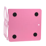 Maxbell Bookshelf Heavy Duty Metal Document Non Skid Decorative for Office Books White