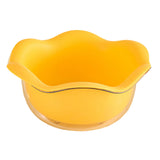 Maxbell Food Strainer Washing Bowls Detachable Filter for Vegetable Fruits Mixing yellow