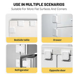 Maxbell 10x Rotary Lock Protection Door Locks for Drawers Cupboards Refrigerator