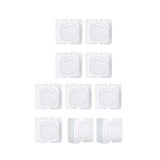 Maxbell 10x Rotary Lock Protection Door Locks for Drawers Cupboards Refrigerator