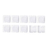 Maxbell 10x Rotary Lock Protection Door Locks for Drawers Cupboards Refrigerator