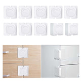 Maxbell 10x Rotary Lock Protection Door Locks for Drawers Cupboards Refrigerator