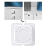Maxbell 10x Rotary Lock Protection Door Locks for Drawers Cupboards Refrigerator
