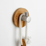 Maxbell Wooden Towel Hook Multipurpose Adhesive for Kitchen Home Bedroom