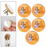 Maxbell Wooden Towel Hook Multipurpose Adhesive for Kitchen Home Bedroom