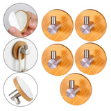 Maxbell Wooden Towel Hook Multipurpose Adhesive for Kitchen Home Bedroom