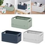 Maxbell Storage Box Stackable Sundries Utility Toy for Bathroom Kitchen Classroom light green