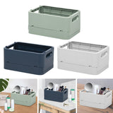 Maxbell Storage Box Stackable Sundries Utility Toy for Bathroom Kitchen Classroom light green