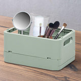 Maxbell Storage Box Stackable Sundries Utility Toy for Bathroom Kitchen Classroom light green