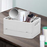 Maxbell Storage Box Stackable Sundries Utility Toy for Bathroom Kitchen Classroom grey