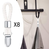 Maxbell Stainless Towel Hangers with Loop Bathroom Hanger for Bathroom Home