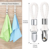 Maxbell Stainless Towel Hangers with Loop Bathroom Hanger for Bathroom Home